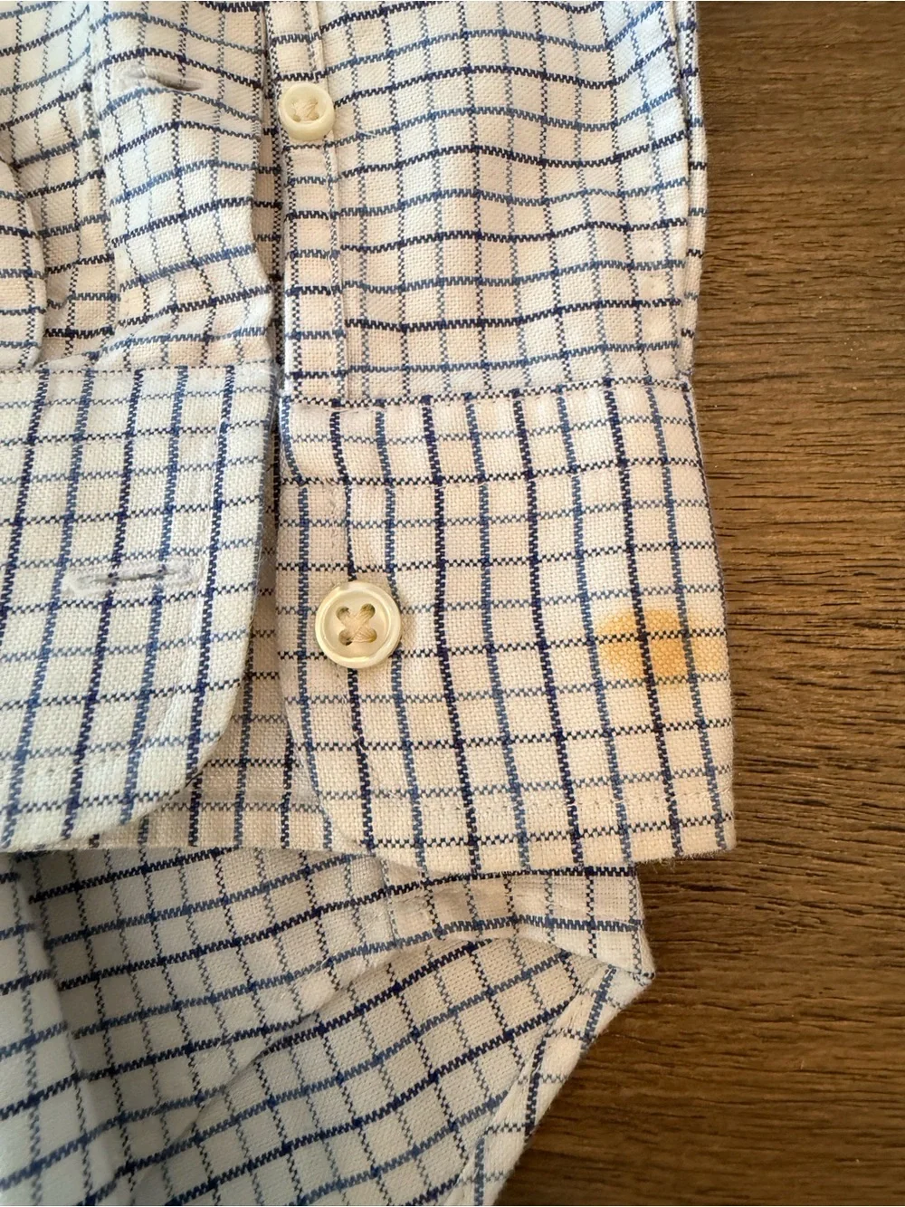Ralph Lauren Boys Size 14 Long Sleeve Check Button Down Shirt